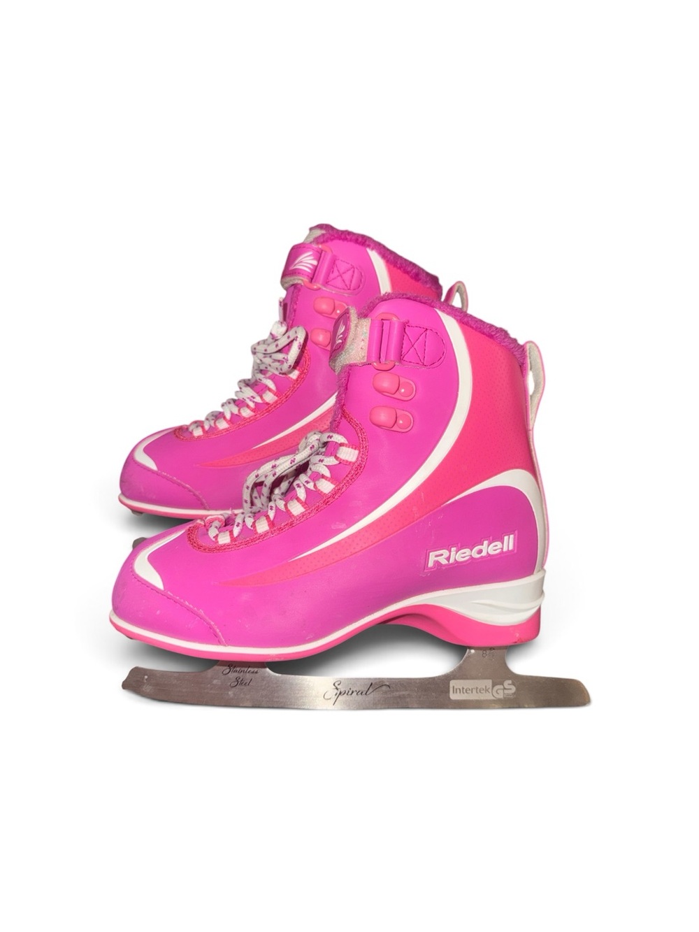 Riedel Soar Big Girls Size 3 Pink Figure Ice Skates Skating Winter Figure-Skate